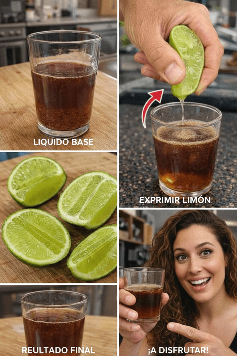 Revitaliza Tus Noches: Descubre la Refrescante Mezcla Casera de Lima y Cola para un Impulso de Energía Natural
