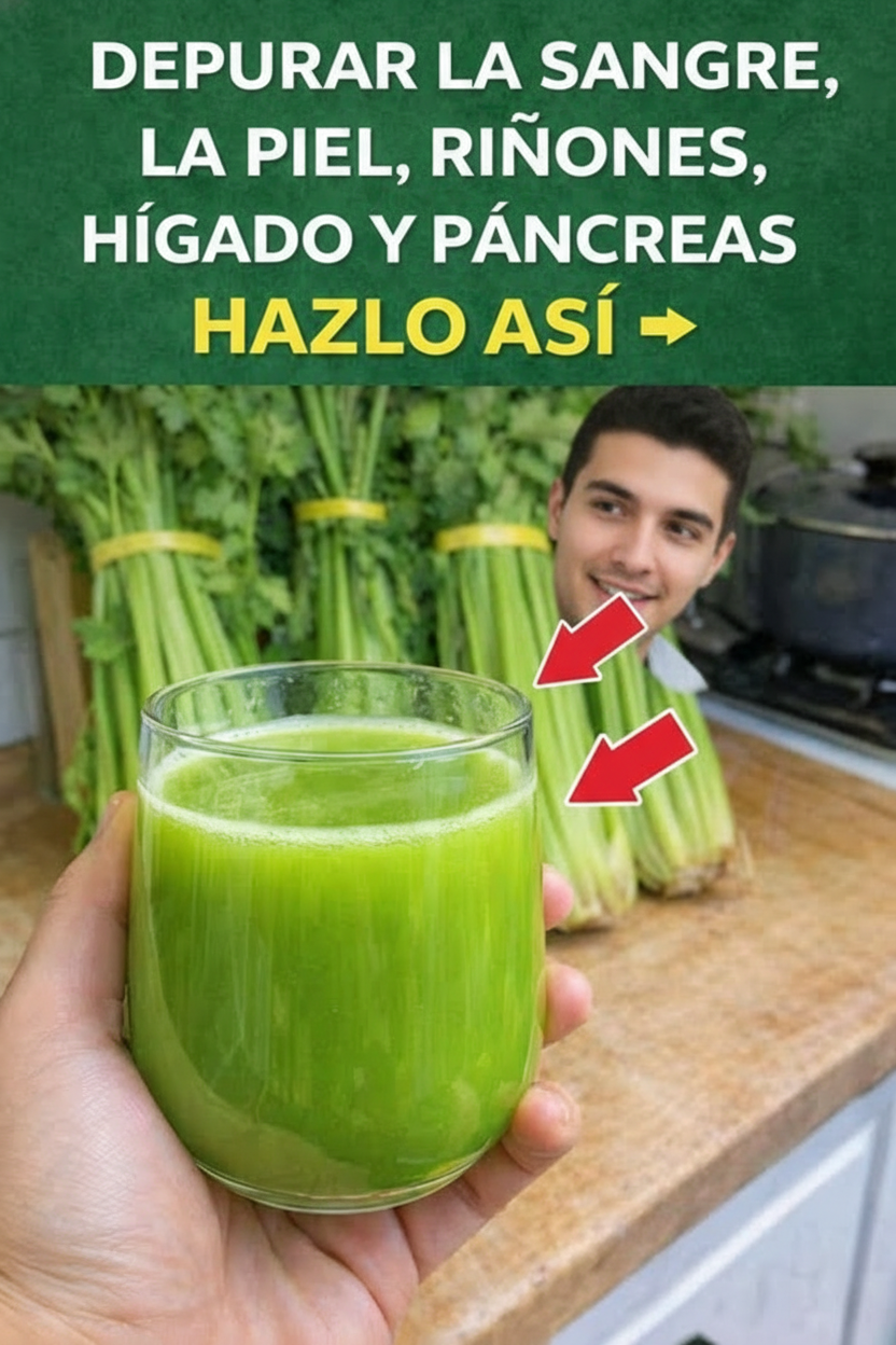 Apio: El Poder Desintoxicante que Transforma tu Sangre, Piel, Riñones, Hígado y Páncreas – ¡Receta Incluida!