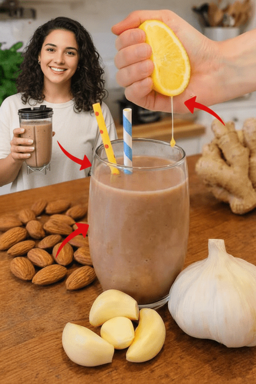 Potencia tu Bienestar: Receta Natural Revitalizante con Kola Amarga, Jengibre, Ajo y Limón para Mujeres