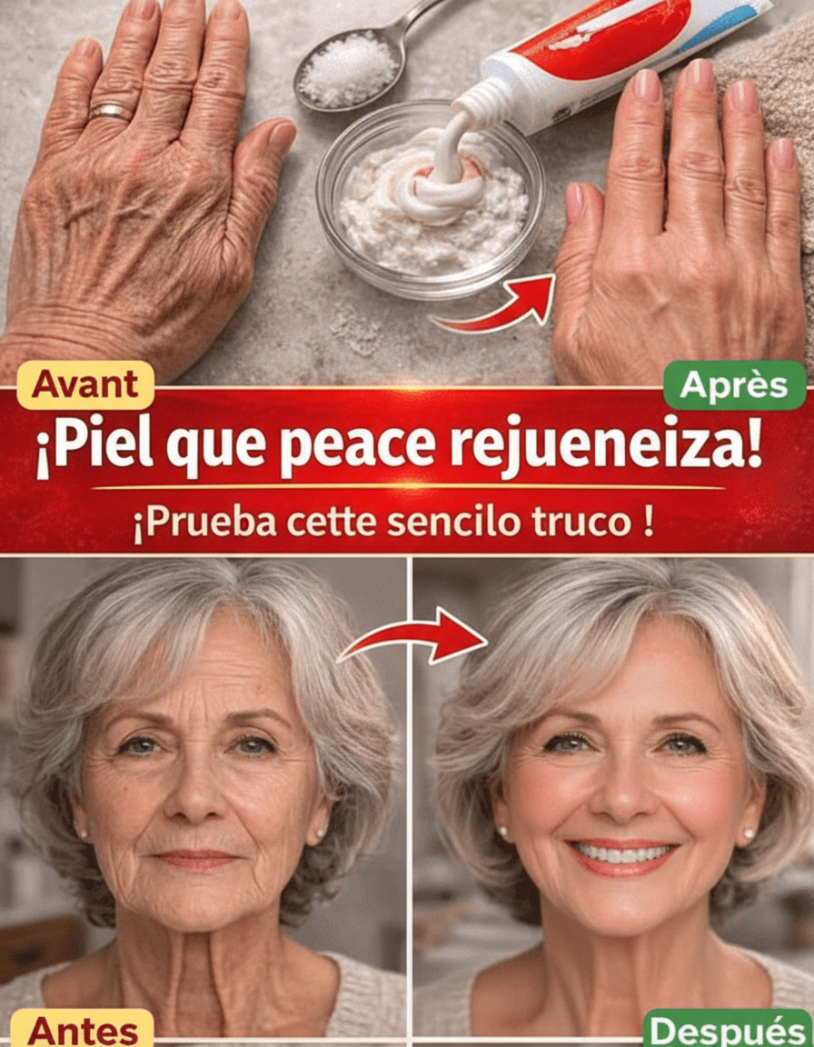 El Secreto Casero Revelado: Pasta de Dientes y Sal para Rejuvenecer Manos y Brazos