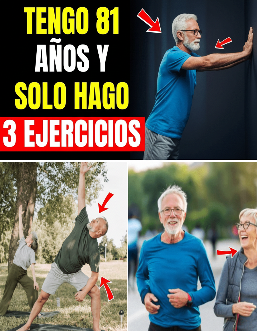 Fortaleza y Bienestar: 3 Ejercicios Diarios Esenciales para Mayores de 60 Años sin Dolor