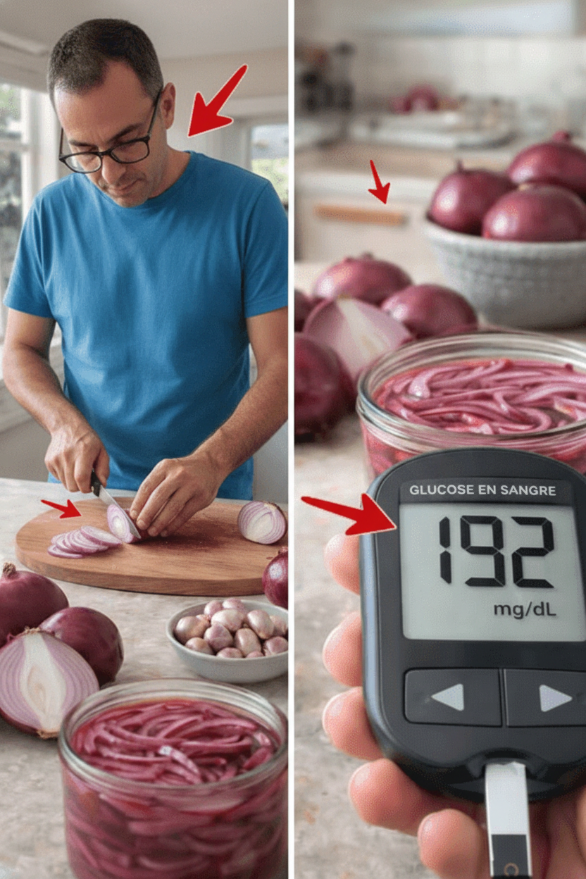 Cebolla Morada Encurtida: Tu Aliado Natural para Estabilizar la Glucosa y Mejorar tu Salud Metabólica