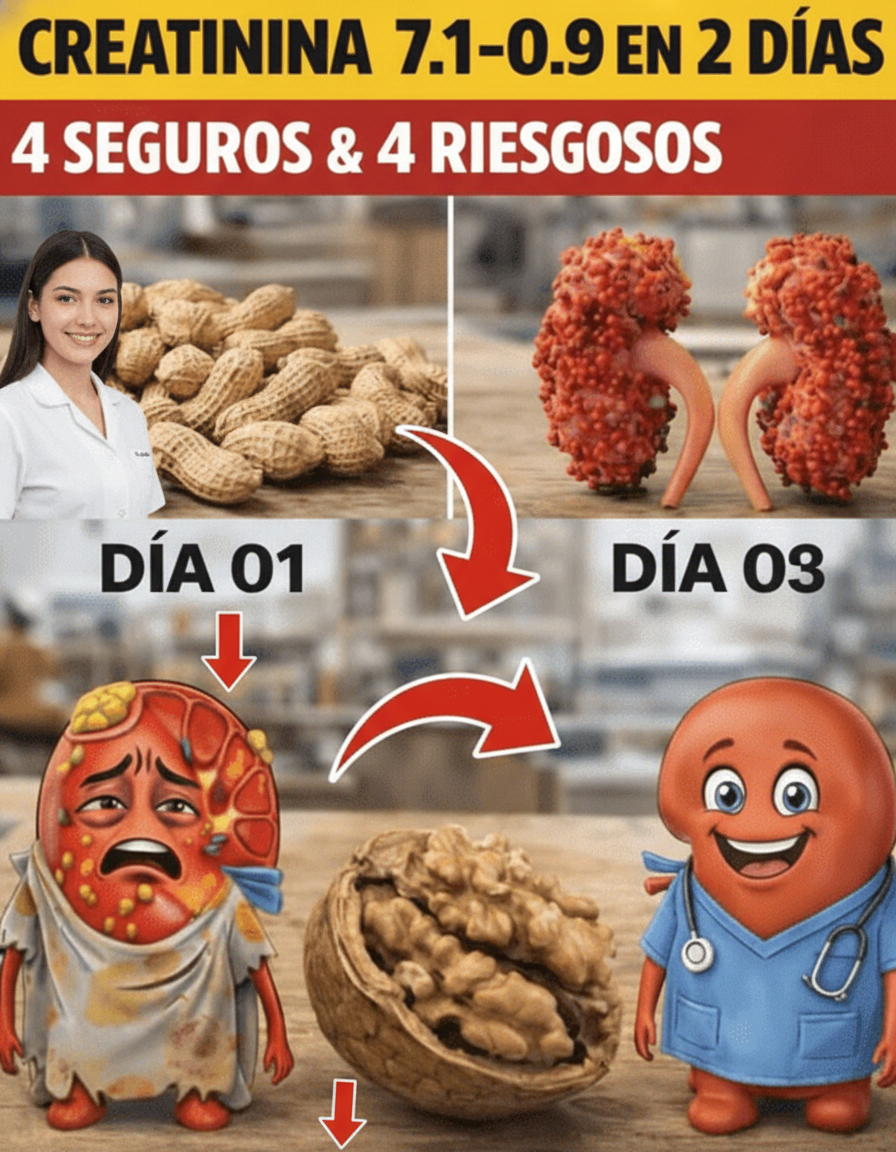 Guía Esencial para la Salud Renal: Hábitos Naturales y Alimentación que Influyen en tus Niveles de Creatinina