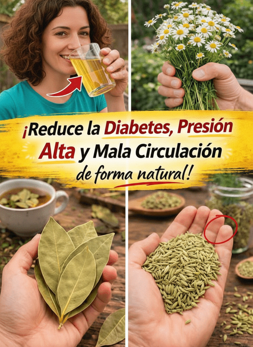 Descubre el Poder de una Bebida Natural para Controlar la Diabetes, Presión Alta y Mejorar la Circulación