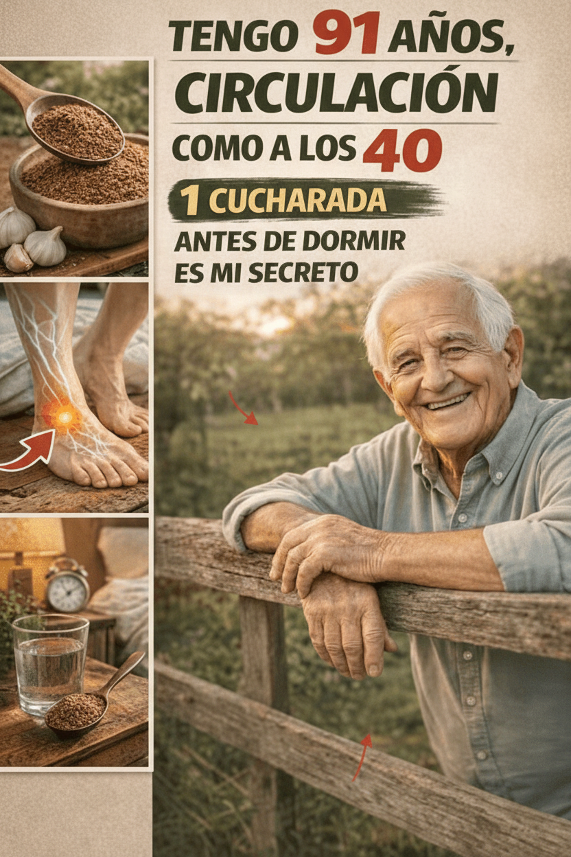 ¿Un Ritual Nocturno con Semillas de Lino y Ajo Puede Mejorar Tu Circulación Sanguínea? Descubre Cómo Revitalizar Tu Bienestar