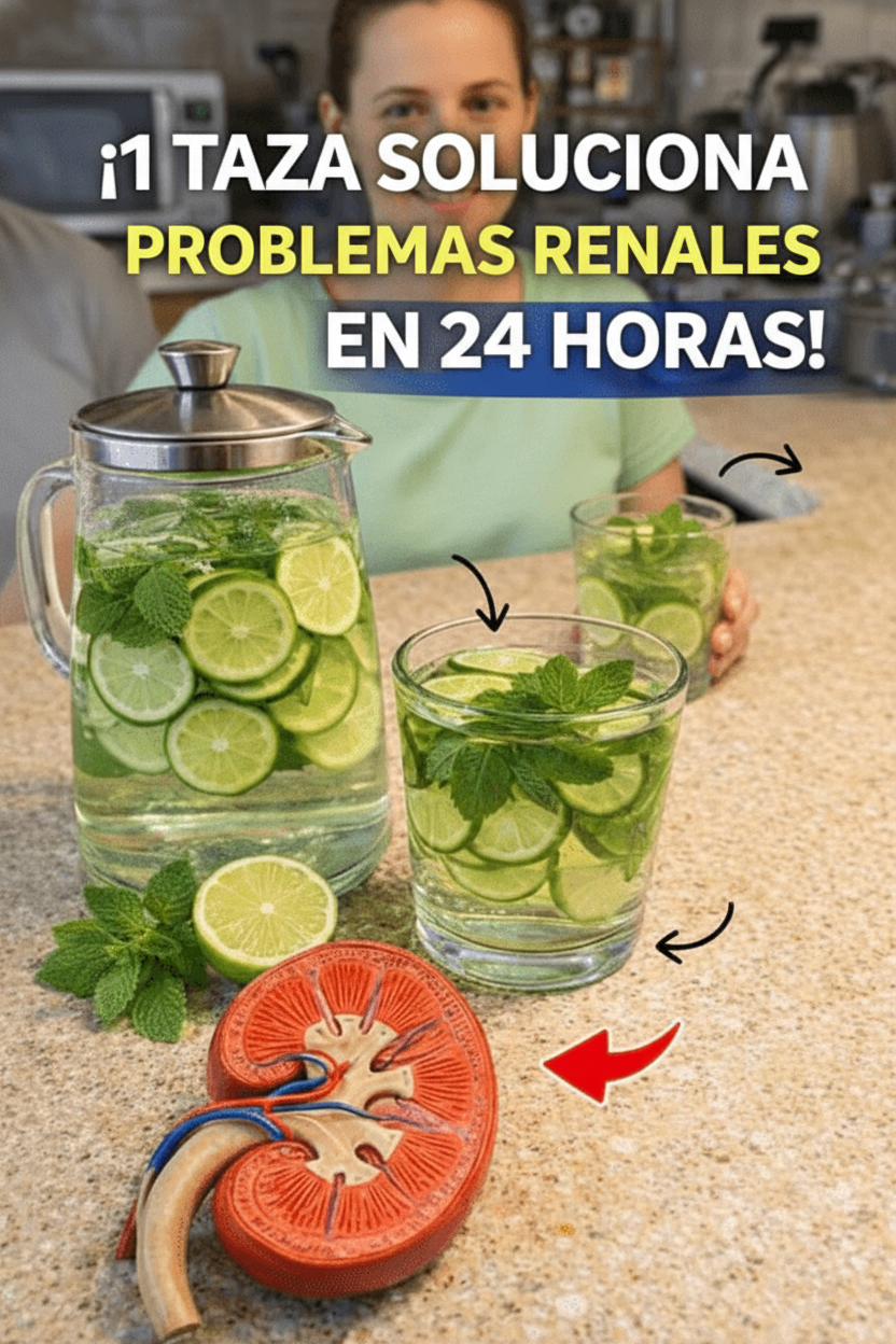 ¿Puede el Agua Infundida de Pepino, Lima y Menta Impulsar la Salud de Tus Riñones? Descubre Sus Poderosos Beneficios Diarios