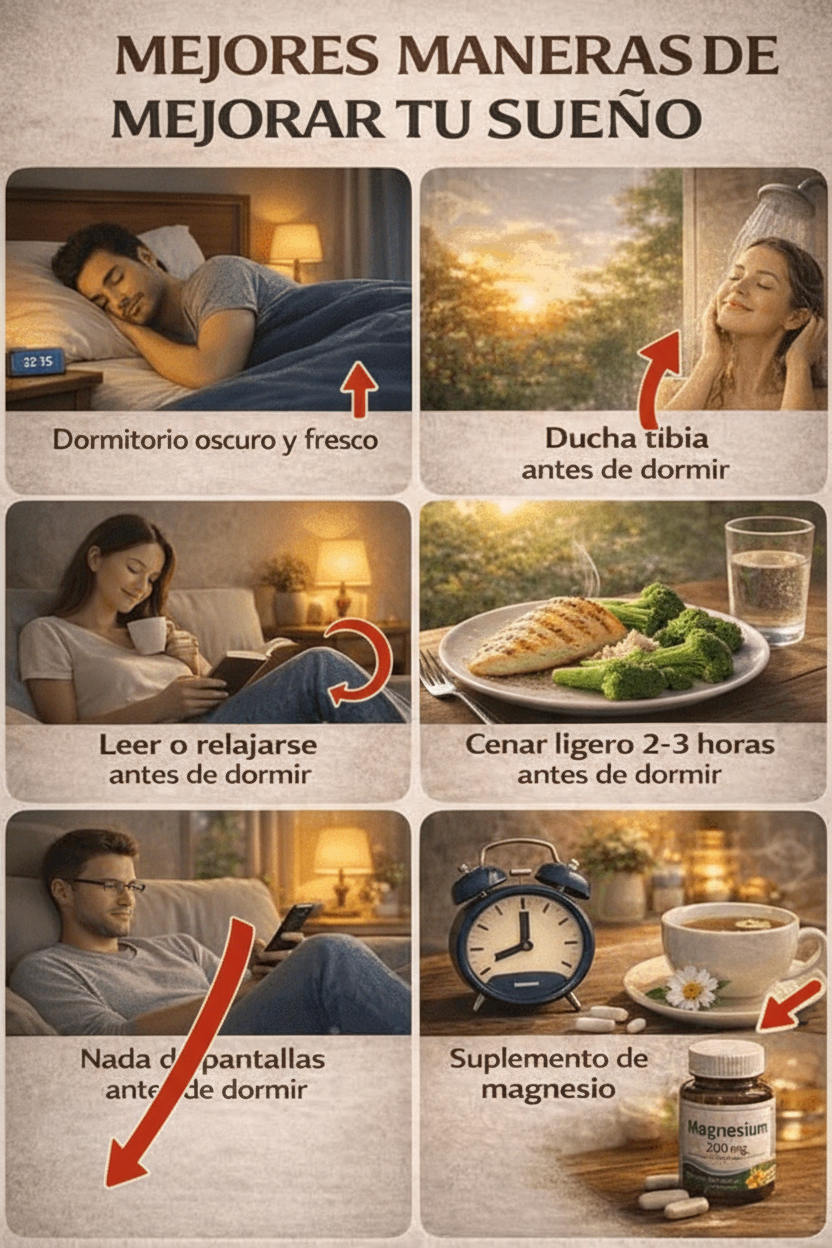 Transforma tus Noches: 10 Hábitos Sencillos para un Sueño Profundo y Despertar con Vitalidad