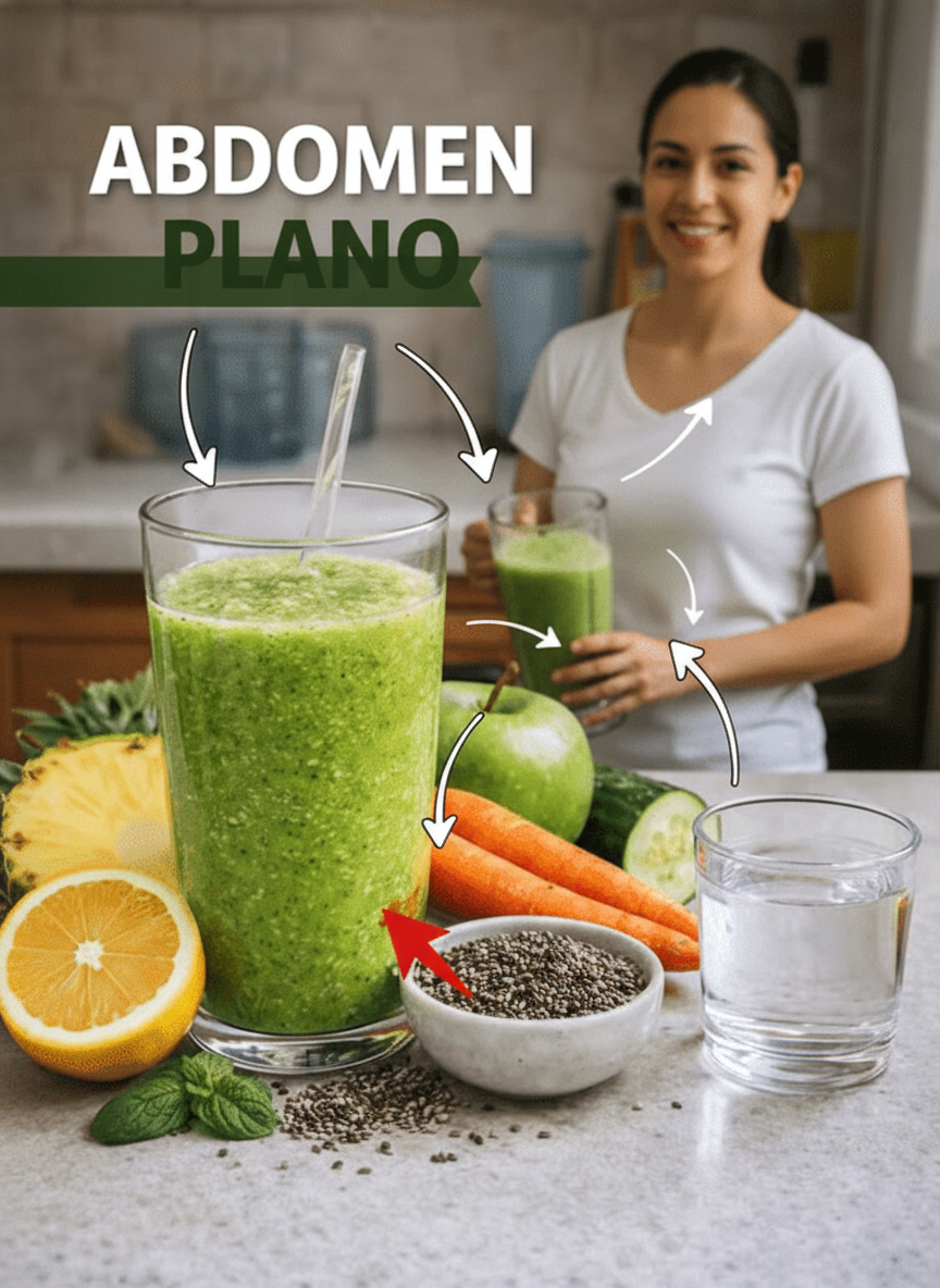 ABDOMEN LIGERO Y SALUDABLE: Descubre el poder de este jugo natural para una digestión óptima