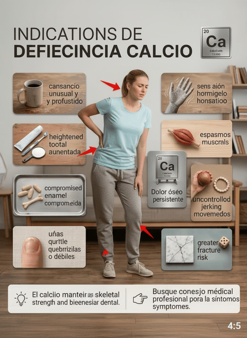 ¿Tu Cuerpo Te Está Avisando? Identifica las Señales Sutiles de Deficiencia de Calcio