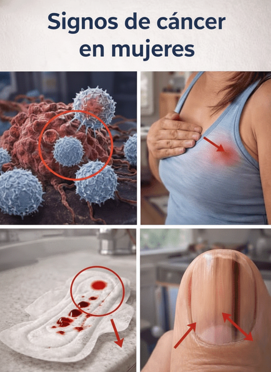 Cáncer en mujeres: 14 señales visibles que no deberías ignorar