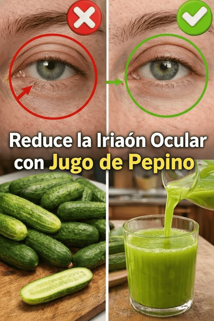 El Secreto Refrescante: Integra el Jugo de Pepino para un Cuidado Ocular Natural y Profundo