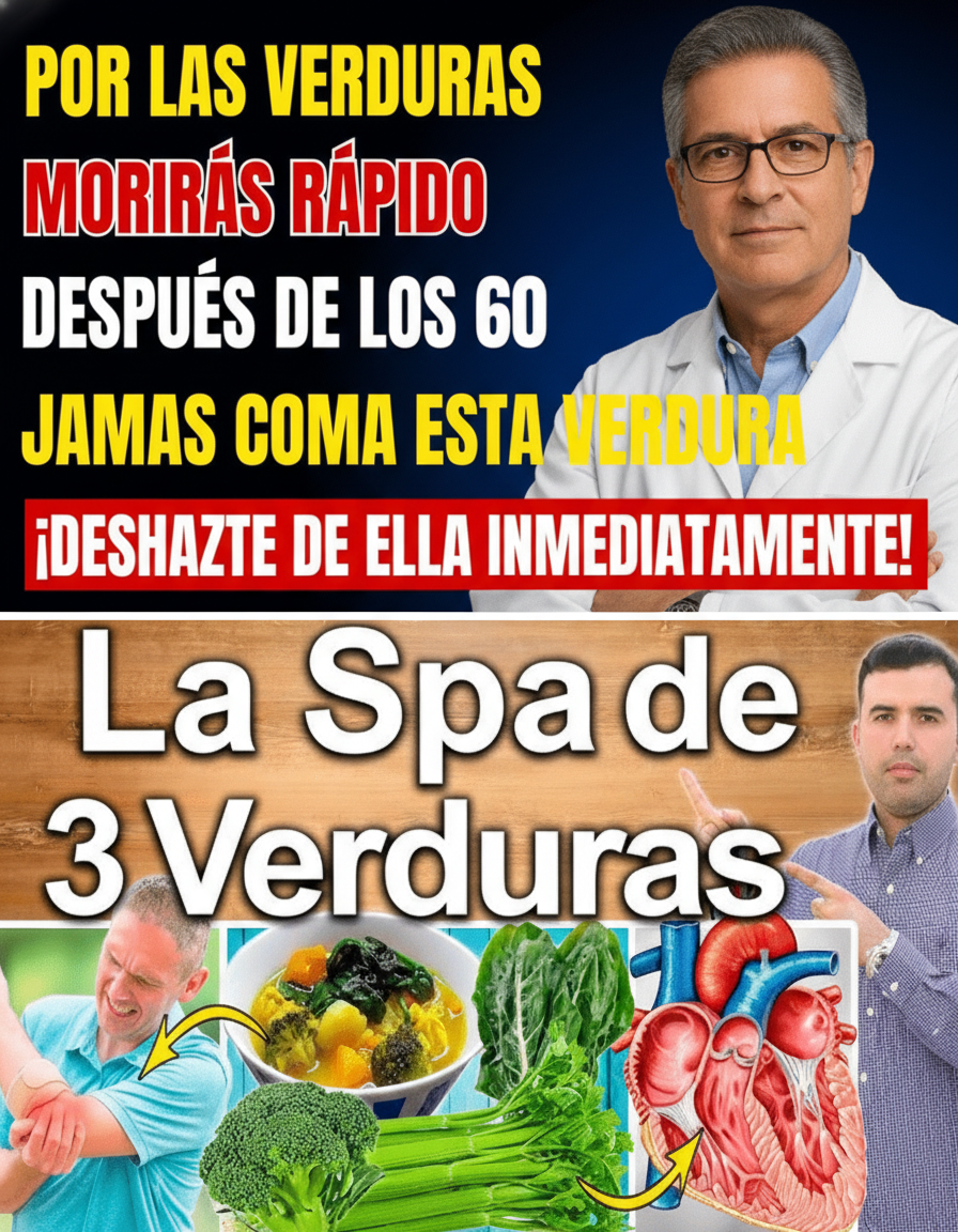 Nutrición Inteligente Después de los 65: 4 Verduras que Impulsan tu Vitalidad y 3 que Exigen Precaución
