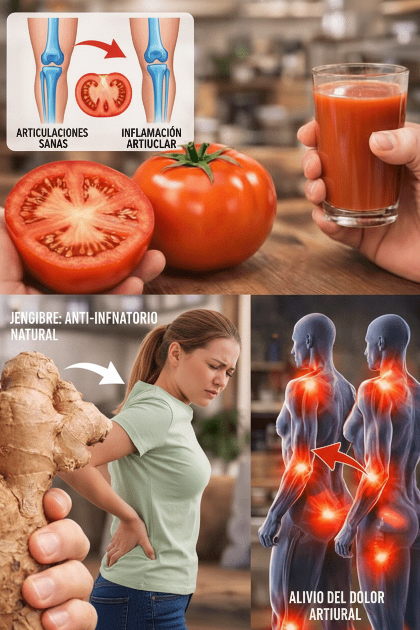 Despierta Tu Vitalidad: Receta de Energizante Natural Casero con Jengibre y Tomate para Un Día Lleno de Energía