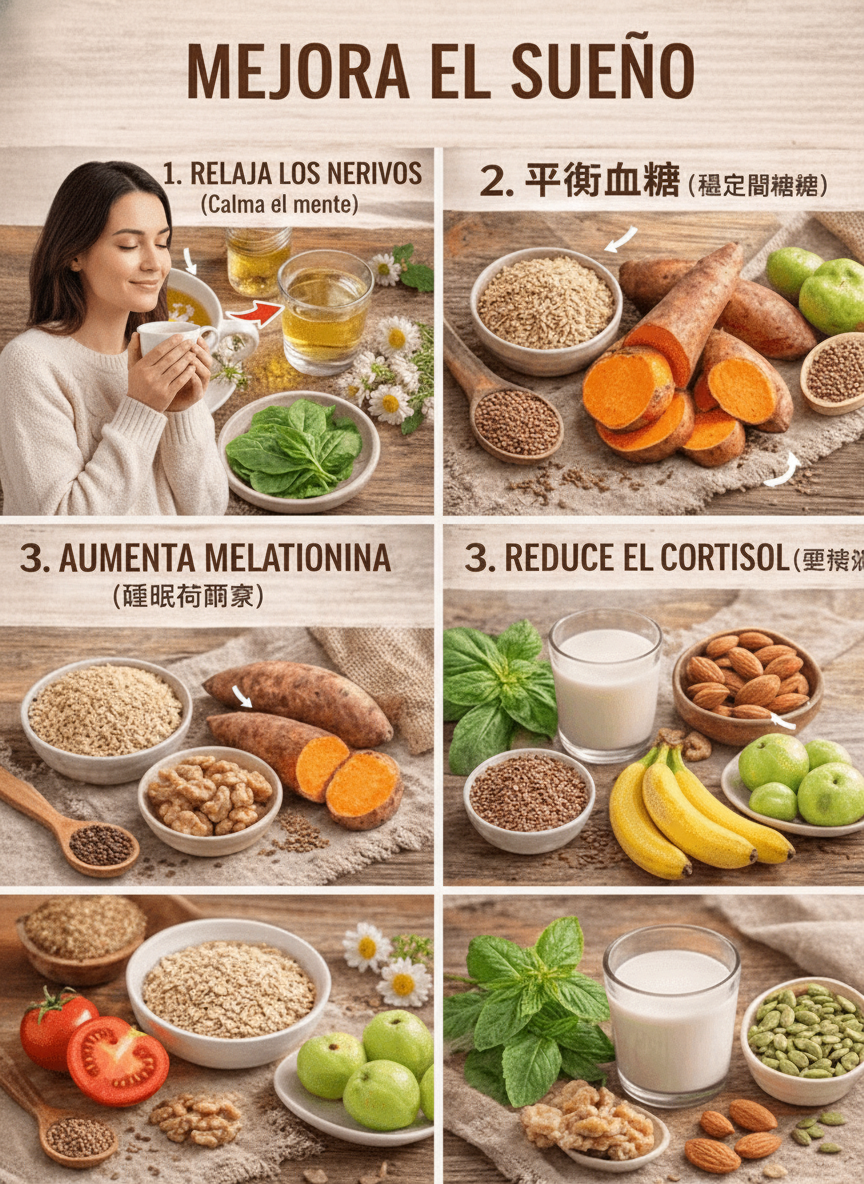 Hábitos Alimenticios para un Sueño Reparador: Despierta Renovado Cada Mañana 🌙