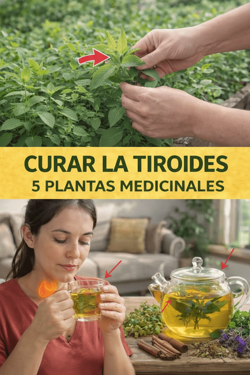 Apoyo Natural para la Tiroides: 5 Plantas Medicinales Esenciales para Tu Bienestar Diario