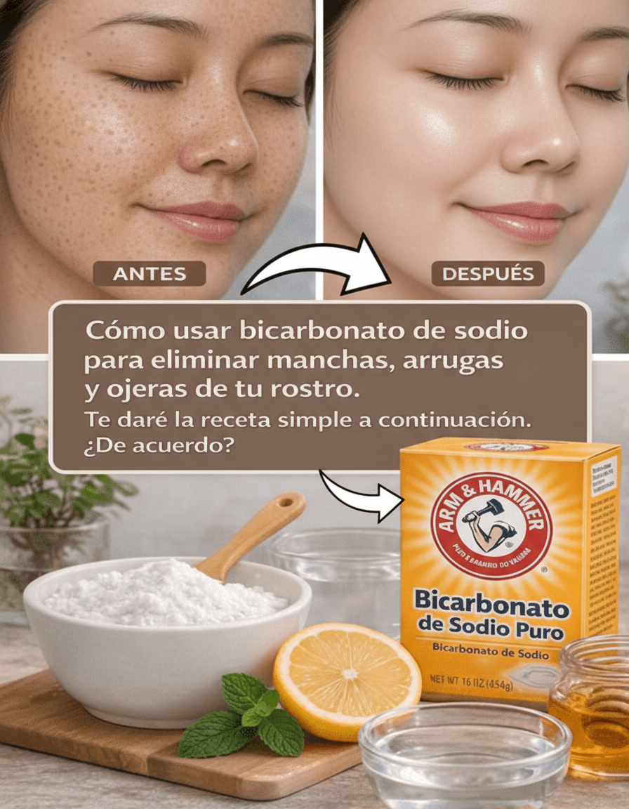 Bicarbonato de Sodio para el Rostro: Mitos y Realidades sobre Manchas, Arrugas y Ojeras