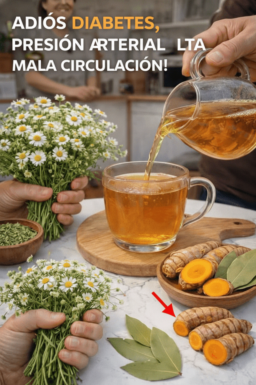 Infusión de Cúrcuma, Laurel y Manzanilla: Un Aliado Natural para tu Bienestar Integral en Casa
