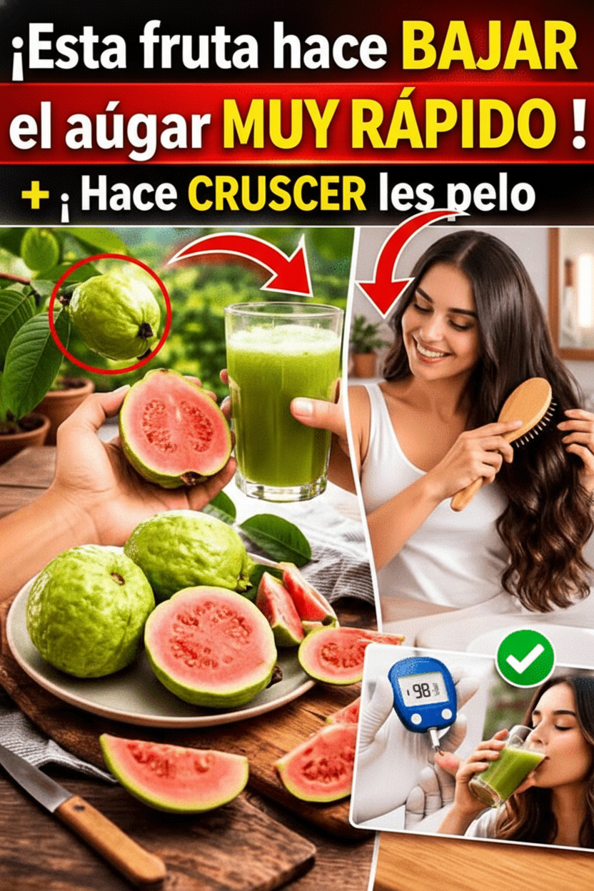 Guayaba: Tu Aliada Natural para el Control Glucémico y un Cabello Radiante