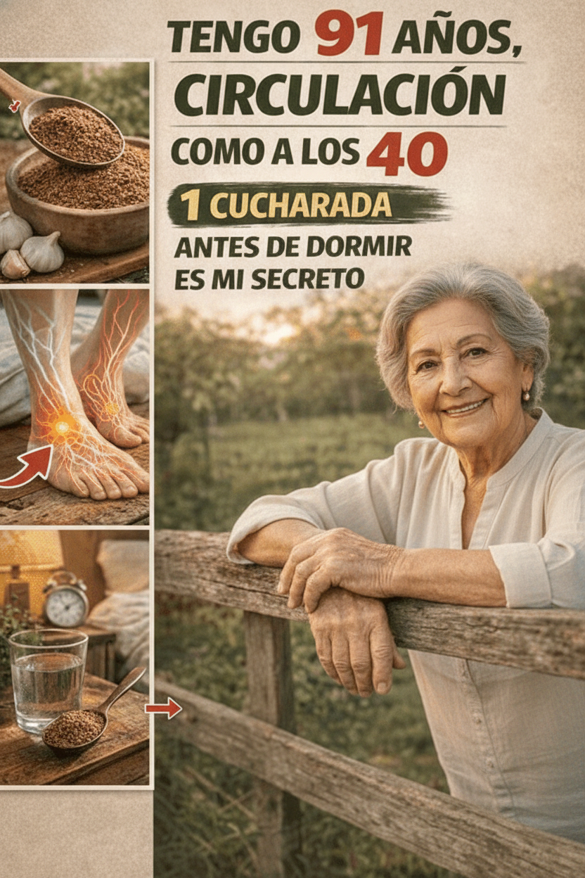 ¿Una Cucharada de Semillas de Lino y Ajo Antes de Dormir Puede Impulsar Tu Circulación Sanguínea? Descubre Este Ritual Natural