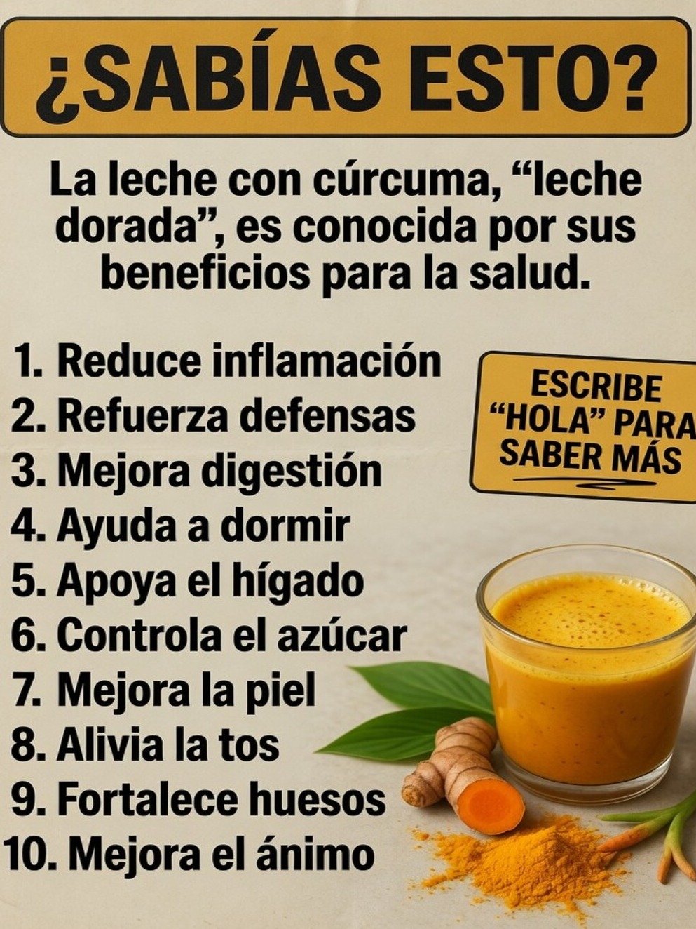 El Secreto Ancestral que Tu Cuerpo Pide a GRITOS: Descubre Cómo la Leche Dorada con Cúrcuma Transformará Tu Bienestar Diario para Siempre