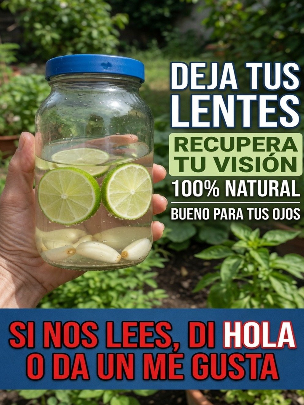 ¡Deja de forzar la vista! 🤫 Esta receta natural de 3 ingredientes transformará tus ojos en 15 días