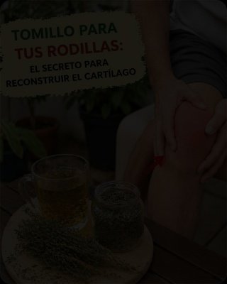 ¡STOP al Dolor de Rodillas! El Secreto del Tomillo para Reconstruir Tu Cartílago que NADIE Te Ha Contado