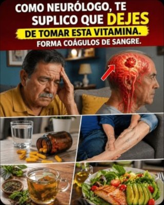 ¡ALERTA URGENTE! ¿Tomas ESTA vitamina y no sabes que podría estar provocando COÁGULOS? La verdad que DEBES conocer hoy mismo
