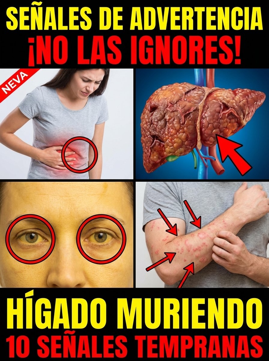 ¡ALERTA! Tu Hígado Te Grita: 12 Señales SILENCIOSAS Que NUNCA Debes Ignorar (¡La ÚLTIMA Es Un SECRETO VITAL!)