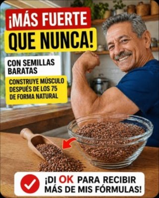 ¡URGENTE! El error común con 'semillas milagrosas' que está DESTRUYENDO tus músculos después de los 75 (y por qué los huevos son la clave)