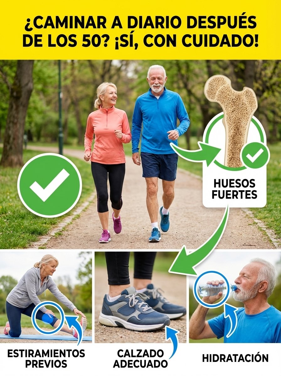 Si tienes más de 50 y caminas, ¡ALERTA! Estás cometiendo estos 7 errores CRÍTICOS que nadie te cuenta (y dañan tu cuerpo en silencio)