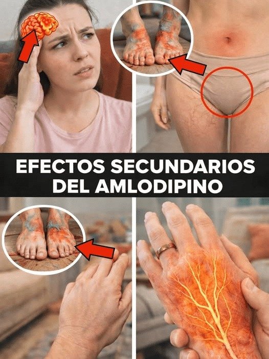 ¡ALERTA Amlodipino! Las 12 Señales CLAVE que tu cuerpo te envía (y que NADIE te cuenta) para proteger tu salud HOY