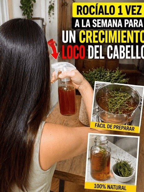 El Secreto Semanal que tu Cabello PIDE a gritos: ¿Por qué NUNCA te contaron esta mezcla natural?