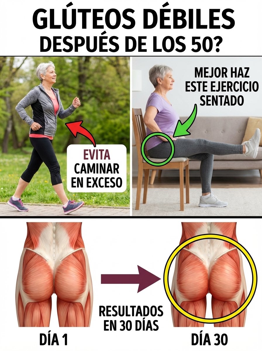 ¡Adiós Glúteos Caídos! El Secreto de los +60: 5 Ejercicios Que Te Devolverán la Firmeza y Vitalidad en Semanas