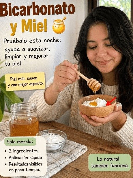¡STOP! Si Mezclas Bicarbonato y Miel para Tu Piel, Mira Esto ANTES de Dormir (Podría ser tu Peor Error)