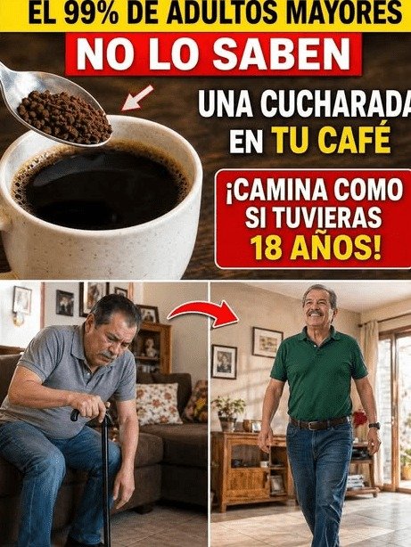 ¡Alerta después de los 50! La cucharadita 'mágica' en tu café que en realidad te está ROBANDO energía y agilidad (¡Descubre el secreto antes de que sea tarde!)
