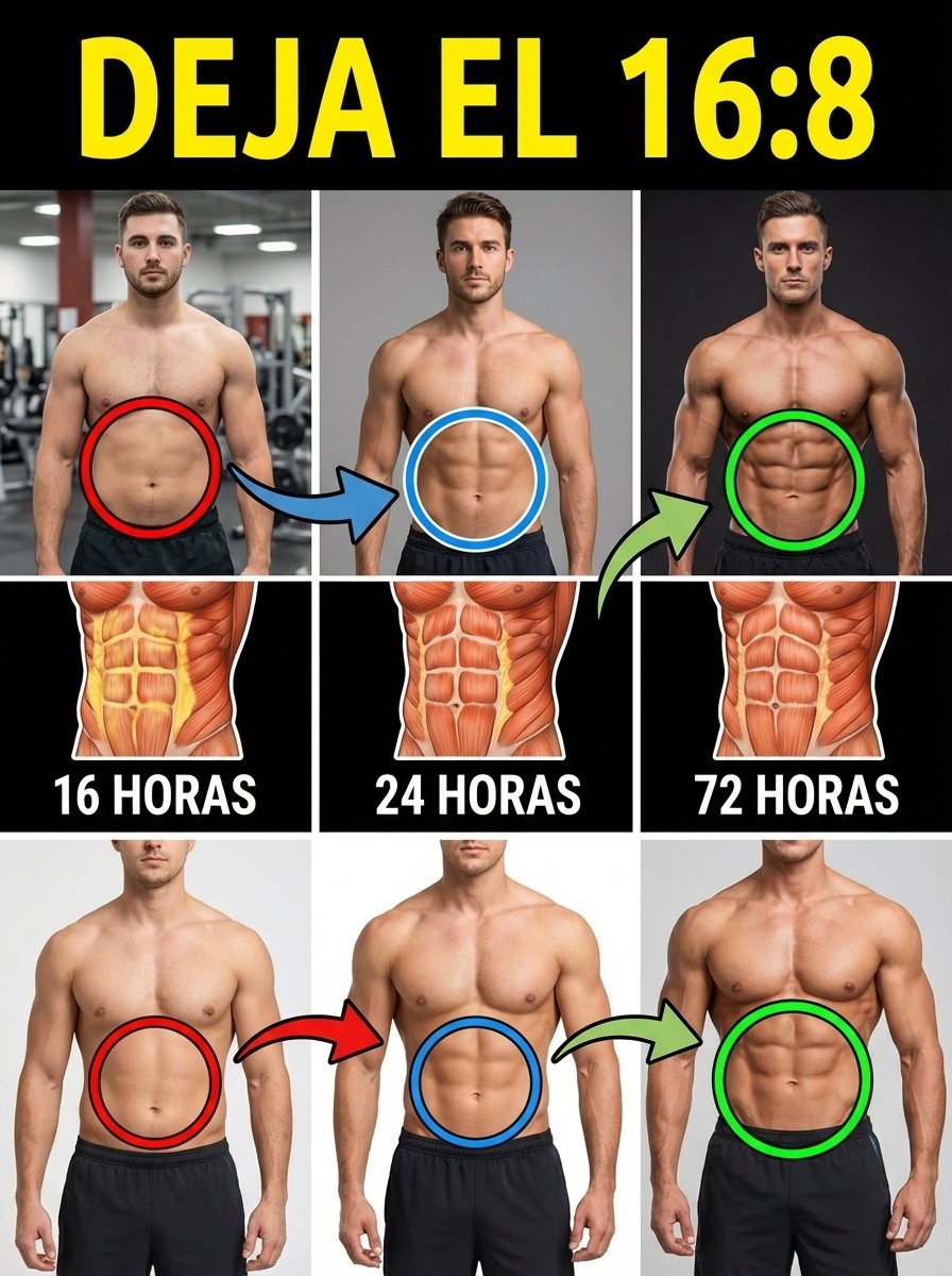 ¡Basta de Frustración! Si tu Ayuno 16:8 NO te funciona, esta es la DURACIÓN SECRETA que los estudios OCULTAN para quemar grasa (y no es lo que piensas)