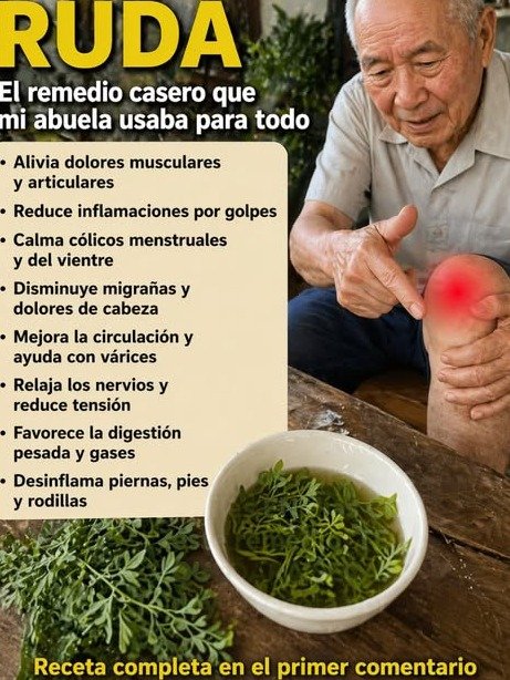 ¡DESVELADO! 🌿 El Secreto Ancestral de la Ruda que Tus Articulaciones y Músculos Rogaban Conocer (Adiós al Dolor Naturalmente)