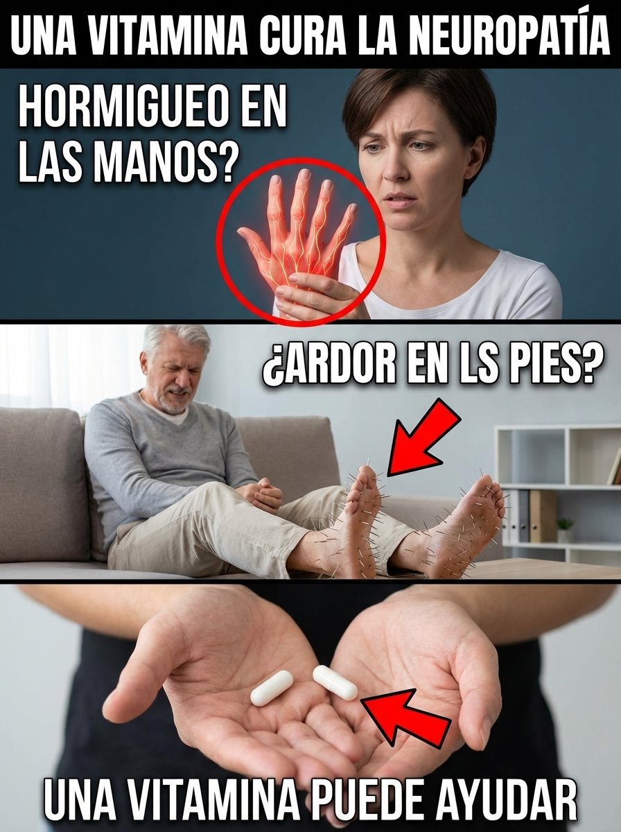 ¡Alerta! Si Sientes Hormigueo en Manos y Pies, Esta Vitamina Es Tu SALVACIÓN (El Secreto Que Nadie Te Cuenta)