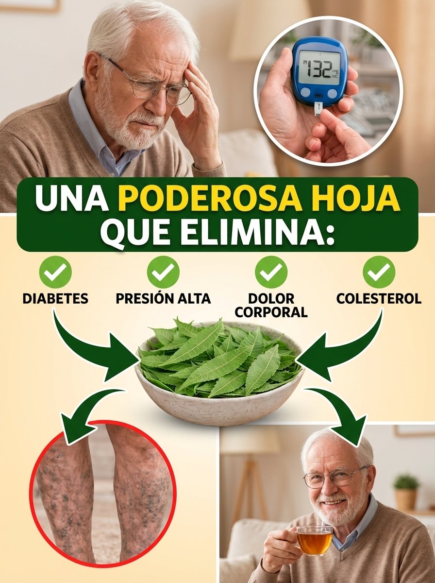 ¡El Secreto Ancestral que NADIE Te Contó! Una Sola Hoja Natural Revolucionará tu Salud: Adiós Diabetes, Presión Alta y Dolor Corporal