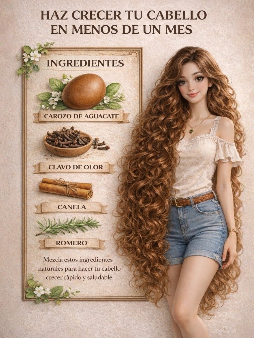 ¡El Secreto Viral que NADIE TE HA CONTADO! Haz Crecer Tu Cabello SIN PARAR con Esta Receta Natural Casera