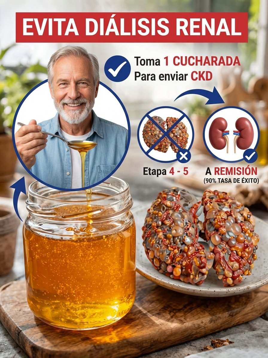 ¡Alerta Roja! Evita la Diálisis Renal: El Hábito de 1 Cucharada al Día con 90% de Éxito que Tus Riñones Necesitan YA