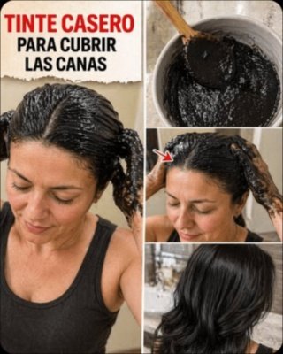 ¡Alerta Canas! El Secreto Casero Para Oscurecer Tu Cabello Naturalmente Y Lucir Años Más Joven (Sin Químicos Agresivos)