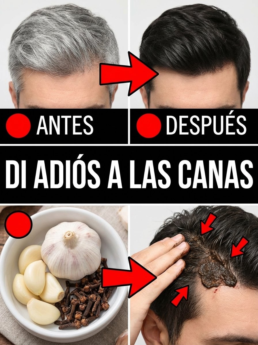 ¡Alerta Canas! El Remedio Natural de Ajo y Clavo que NADIE te ha contado para Revitalizar tu Cabello desde la Raíz y Lucir AÑOS Más Joven