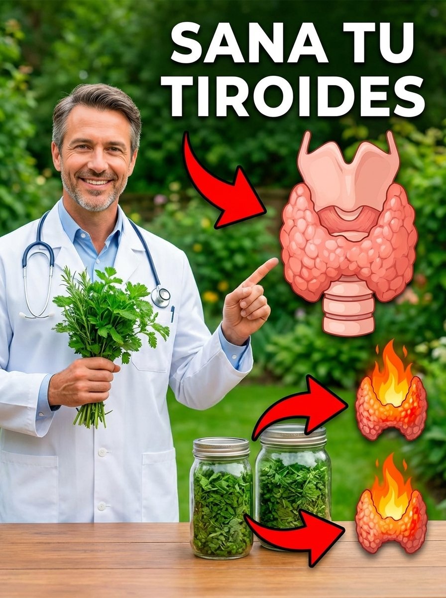 ¡ATENCIÓN! ¿Cansancio Crónico? 5 Hierbas SECRETAS que tu Tiroides Necesita AHORA para Recuperar Tu Energía y Metabolismo (¡La #1 te Sorprenderá!)