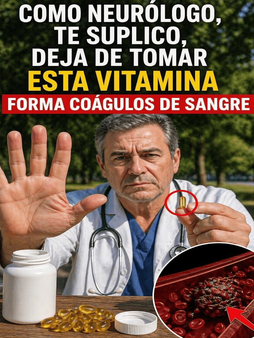 ¡ALERTA MÉDICA! Esta Vitamina "Inofensiva" que Tomas a Diario Podría Causarte un Derrame Cerebral de la Noche a la Mañana (¡Mi Opinión Como Doctor Te Sorprenderá!)