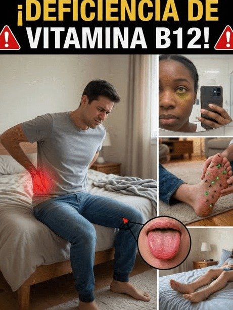 ¡Alerta Roja! Tu Cuerpo Te Grita por Vitamina B12 y NO lo Estás Notando a Tiempo (¡Podría ser URGENTE!)