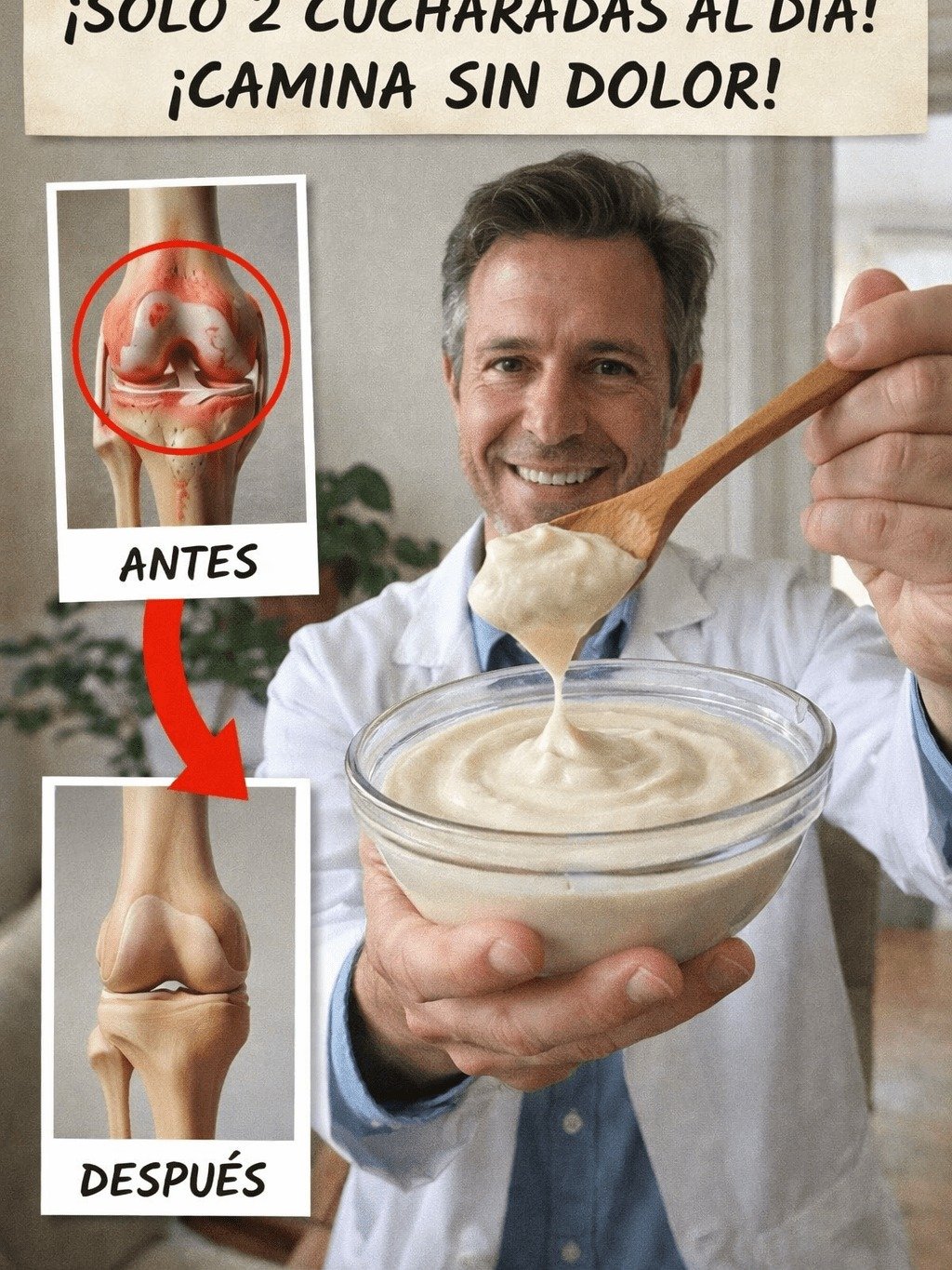 EL TRUCO DE 2 CUCHARADAS que tus RODILLAS te SUPLICARÁN que PRUEBES (¡Recupera tu Agilidad Ya!)