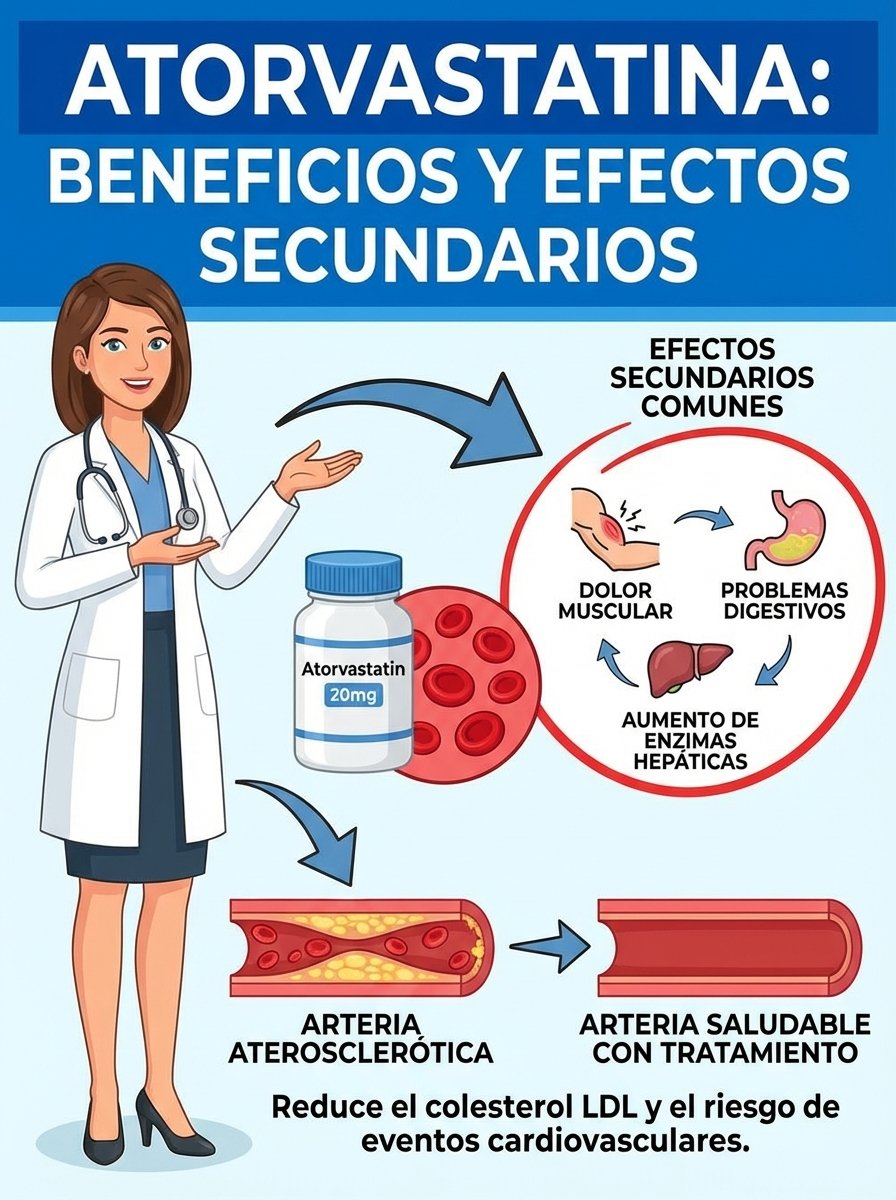 ¡ALERTA! Si tomas Atorvastatina y tienes más de 60, tu cuerpo te está enviando 15 señales que NO puedes ignorar