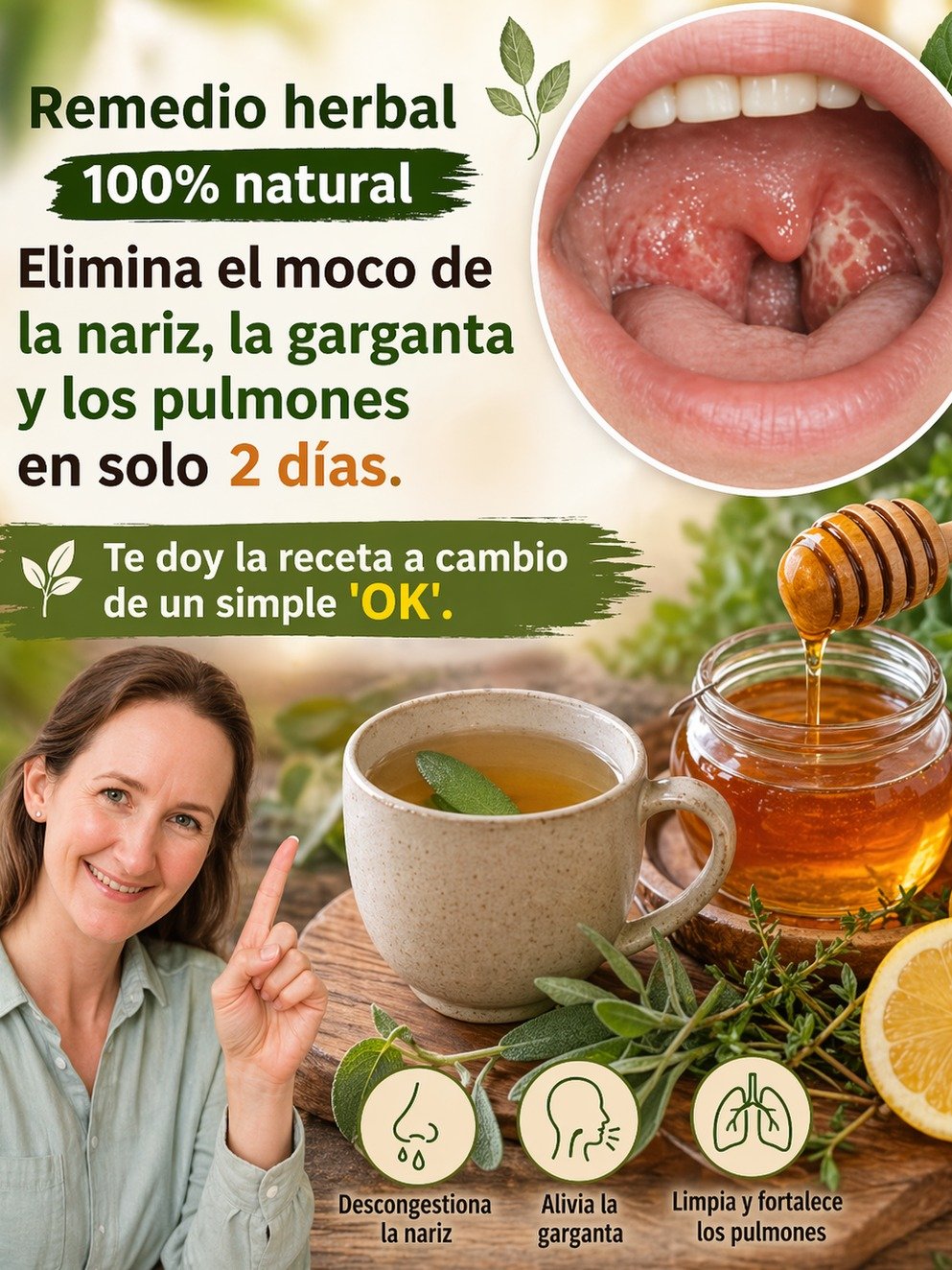 ¡No Sufras Más! Los 7 Secretos Naturales para Eliminar el Moco y la Flema al Instante y Respirar Libremente