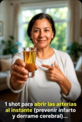 ¡El Secreto Revelado! Un 'Shot' de 3 Ingredientes que tus Arterias Clamaban y Podría Salvarte de un Infarto